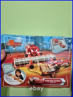 Disney Pixar Cars Tractor Tippin' Track Set 2 Vehicles, Boxed 2 ft/61 cm Track