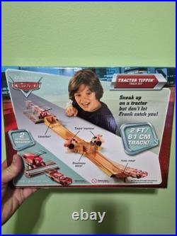 Disney Pixar Cars Tractor Tippin' Track Set 2 Vehicles, Boxed 2 ft/61 cm Track