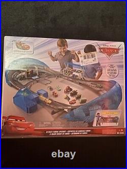 Disney Pixar Cars- Ultimate Florida Speedway Track Set withLightning Mcqueen NEW