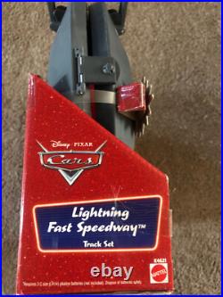 Disney Pixar World of Cars Lightning Fast Speedway Track Set McQueen Piston Cup
