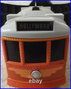 Disney Red Car Trolly Play Set With Extra Track In Original Box Disney Red Car Trolly Play Set With Extra Track In Original Box