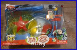 Disney Toy Story Playset Buzz RC Car Loop Track Launcher Key Fly Pole RARE Set Disney Toy Story Playset Buzz RC Car Loop Track Launcher Key Fly Pole RARE Set