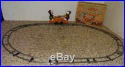 Disney1934lionel Mickey Mouse Hand Car(ex)-orange Vs. Boxed Set+track+serviced