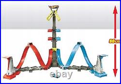 Double Loop Mega Tower Set Car Lot Toy Model Toys Diy Play Tool Track Kids