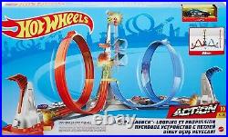 Double Loop Mega Tower Set Car Lot Toy Model Toys Diy Play Tool Track Kids