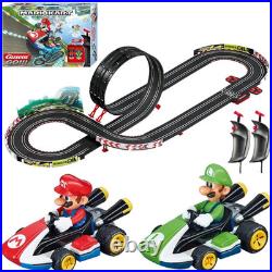Electric Powered Slot Car Racing Kids Toy Race Track Set 143 Scale, Mario Kart