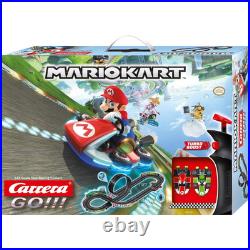 Electric Powered Slot Car Racing Kids Toy Race Track Set 143 Scale, Mario Kart