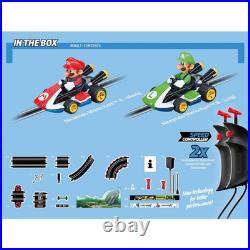 Electric Powered Slot Car Racing Kids Toy Race Track Set 143 Scale, Mario Kart