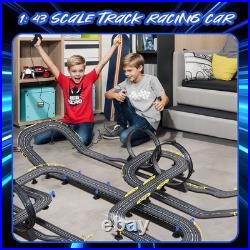 Electric Slot Car Race Track Set High Speed RC 8-10Y Kids Toys for Boys Girls