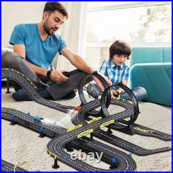 Electric Slot Car Race Track Set High Speed RC 8-10Y Kids Toys for Boys Girls