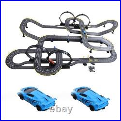 Electric Slot Car Race Track Set High Speed RC 8-10Y Kids Toys for Boys Girls