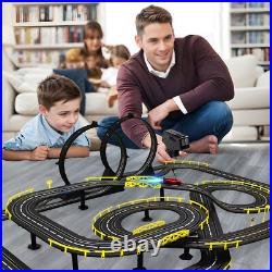 Electric Slot Car Race Track Set for Kids Remote Control Gift Toys for Ages 8-10 Electric Slot Car Race Track Set for Kids Remote Control Gift Toys for Ages 8-10