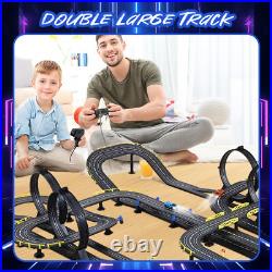 Electric Slot Car Race Track Set for Kids Remote Control Gift Toys for Ages 8-10 Electric Slot Car Race Track Set for Kids Remote Control Gift Toys for Ages 8-10