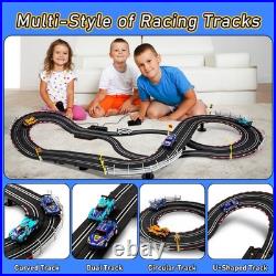 Electric Slot Car Race Track Sets 143 Race Car Track Sets with 4 Slot Cars