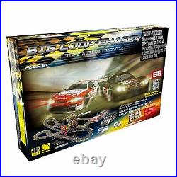 Electric Speed Racing Car Set Loops Race Track Turnover Turns Mercedes Nissan GT