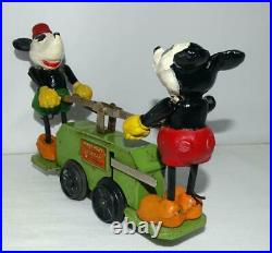 Ex! All Orig. Green Vs. Disney 1934 Lionel Mickey Mouse Hand Car+boxed Set+track