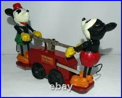 Ex. /n. Mint Disney 1934 Working Lionel Mickey Mouse Hand Car+box Set+track+key