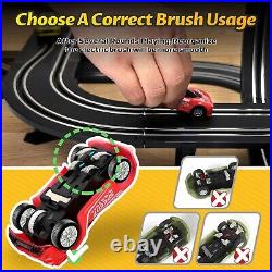 Exciting 23 FT Slot Car Race Track Set with 4 High-Speed Cars Gift for Kids