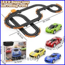 Exciting Slot Car Racing Set for 2 Players Includes 4 Cars and Remote Control