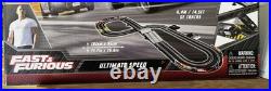 FAST N FURIOUS RACE SET With 2 SLOT CARS, 14 FT TRACK BATTERY OPERATED COLLECTIBLE