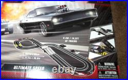 FAST N FURIOUS RACE SET With 2 SLOT CARS, 14 FT TRACK BATTERY OPERATED COLLECTIBLE