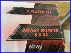 FAST N FURIOUS RACE SET With 2 SLOT CARS, 14 FT TRACK BATTERY OPERATED COLLECTIBLE