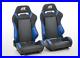 FK-Bucket-Sports-Seats-Set-Black-Blue-Kit-Track-Rally-Drift-Car-4x4-Camper-Van-01-xvu