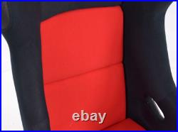 FK Full Bucket Sports Seats Set Pair Kit Race Track Car Rally Drift Custom Red