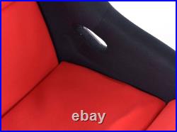 FK Full Bucket Sports Seats Set Pair Kit Race Track Car Rally Drift Custom Red