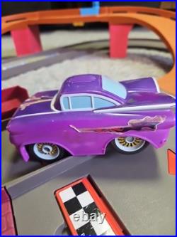 Fisher Price Disney Cars 2 Shake NGo World Grand Prix Racing Track W 5 Cars Work