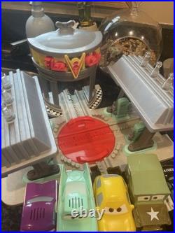 Fisher Price Disney Cars GeoTrax Radiator Springs World Race Track R/C Set Lot