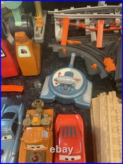 Fisher Price Disney Cars GeoTrax Radiator Springs World Race Track R/C Set Lot