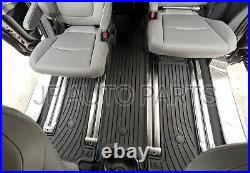For Toyota Sienna 2021-2023 Chrome Car Passenger Seat Rail Track Cover Trim