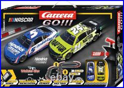 GO Electric Powered Slot Car Racing Kids Toy Race Track Set 143 Scale, NASCAR W
