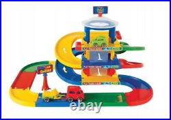 Garage Car Play Tracks Set Kindergarten Kids Children Play Toy Pretend Playset