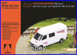 Gaugemaster/Faller GM330 White Van Man Car System Start Set Network Rail H0/00