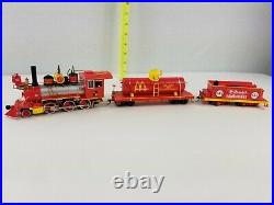 HAWTHORNE VILLAGE MCDONALDS TRAIN SET With TRACKS & CERTIFICATES FOR EACH CAR