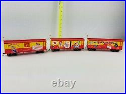 HAWTHORNE VILLAGE MCDONALDS TRAIN SET With TRACKS & CERTIFICATES FOR EACH CAR