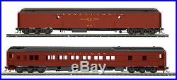 HO MTH Pennsylvania 2 Car Heavyweight Passenger Set for 2 Rail Track 80-40002