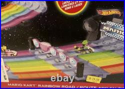 HOT WHEELS MARIO KART RAINBOW ROAD RACEWAY TRACK SET With LIGHTS SOUNDS NEW SEALED HOT WHEELS MARIO KART RAINBOW ROAD RACEWAY TRACK SET With LIGHTS SOUNDS NEW SEALED