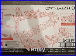 HOTWHEELS MARIOKART Rainbow Road Raceway Track Set NEW IN BOX