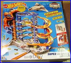 HUGE Hot Wheels SUPER ULTIMATE GARAGE Playset 2018 NEW IN BOX King Kong with4 Cars