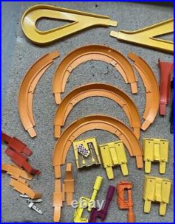 HUGE Lot Vintage 60s/70s Mattel Red Line Hot Wheels Sizzlers Track Set Pieces