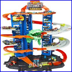 HW Ultimate Garage Playset with 2 Toy Cars Stores 100 1 64 Scale Vehicles