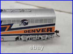Hawthorne Village Bachmann Denver Broncos Train Engine Car Track Set HO NFL Hawthorne Village Bachmann Denver Broncos Train Engine Car Track Set HO NFL