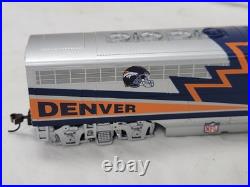 Hawthorne Village Bachmann Denver Broncos Train Engine Car Track Set HO NFL Hawthorne Village Bachmann Denver Broncos Train Engine Car Track Set HO NFL
