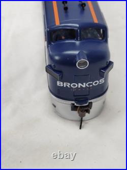 Hawthorne Village Bachmann Denver Broncos Train Engine Car Track Set HO NFL Hawthorne Village Bachmann Denver Broncos Train Engine Car Track Set HO NFL