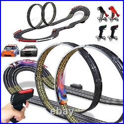 High-Speed Electric Powered Super Loop Speedway Slot Car Race Track Set, Two