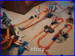 Hot Wheels 10 Sets, lots of tracks, launchers, and cars