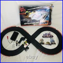 Hot Wheels 2008 Speed Racer Super Grand Prix Slot Race Track Set With Both Cars